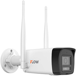 IP-камера iFlow F-IC-1142CIW(2.8мм), 4 Мп, цилиндрическая, 2.8 мм, ИК 30 м / LED 30 м, IP66