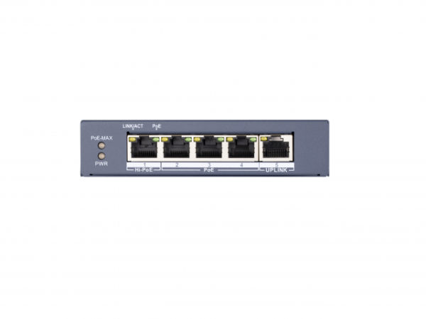 PoE-коммутатор неуправляемый Hikvision DS-3E0505HP-E