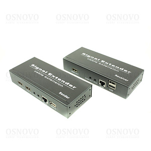 Удлинитель HDMI OSNOVO TLN-HiKM2+RLN-HiKM2